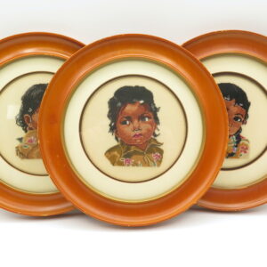 3 pictures of native american children