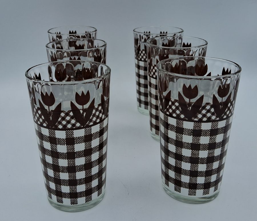 Vintage Retro Iced Tea Tumblers