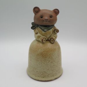 ceramic bell with bear