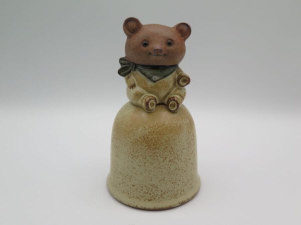 ceramic bell with bear