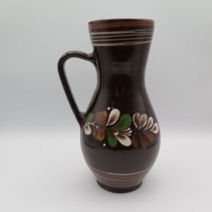 brown clay pitcher