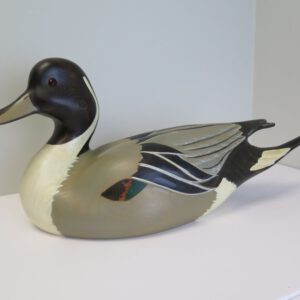 wooden carved duck
