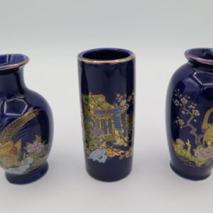 3 mini vases