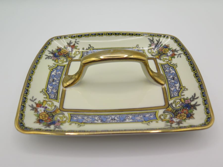 ceramic tray with handle