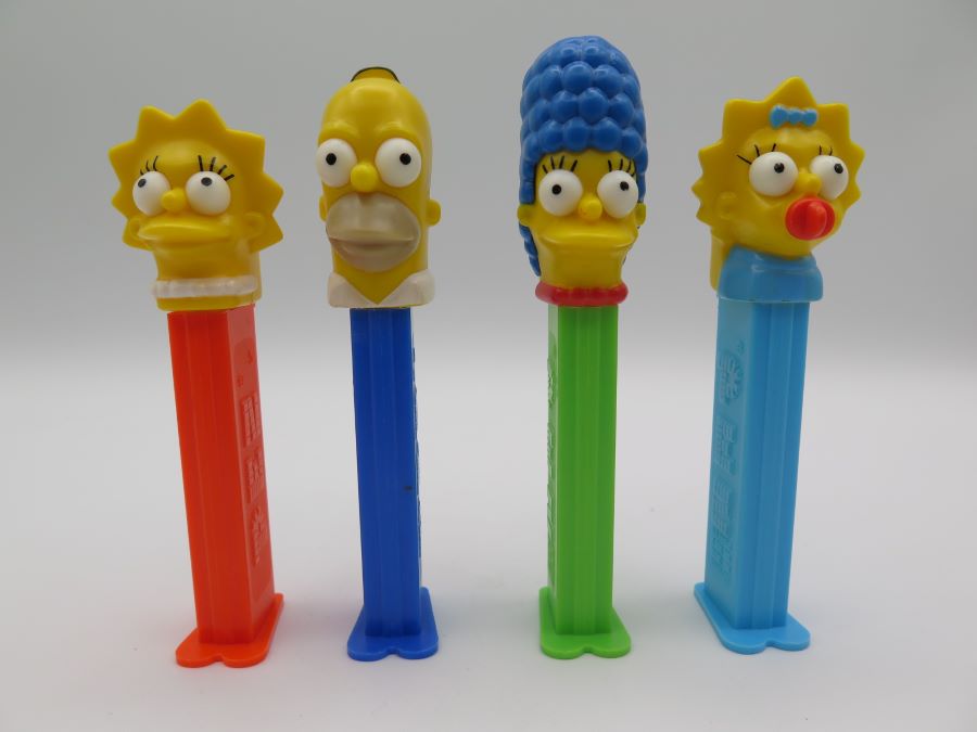 simpsons pez dispensers